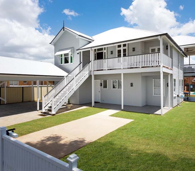 Passive House Brisbane Building Designers replica Queenslander style home